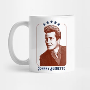 Johnny Burnette - Retro  Design Mug